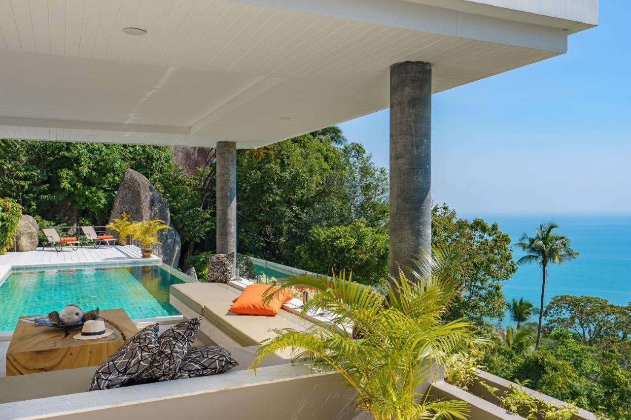 Luxury Seaview Villa -Double Infinity Pools-20 Persons Chaweng-stranden Eksteriør billede