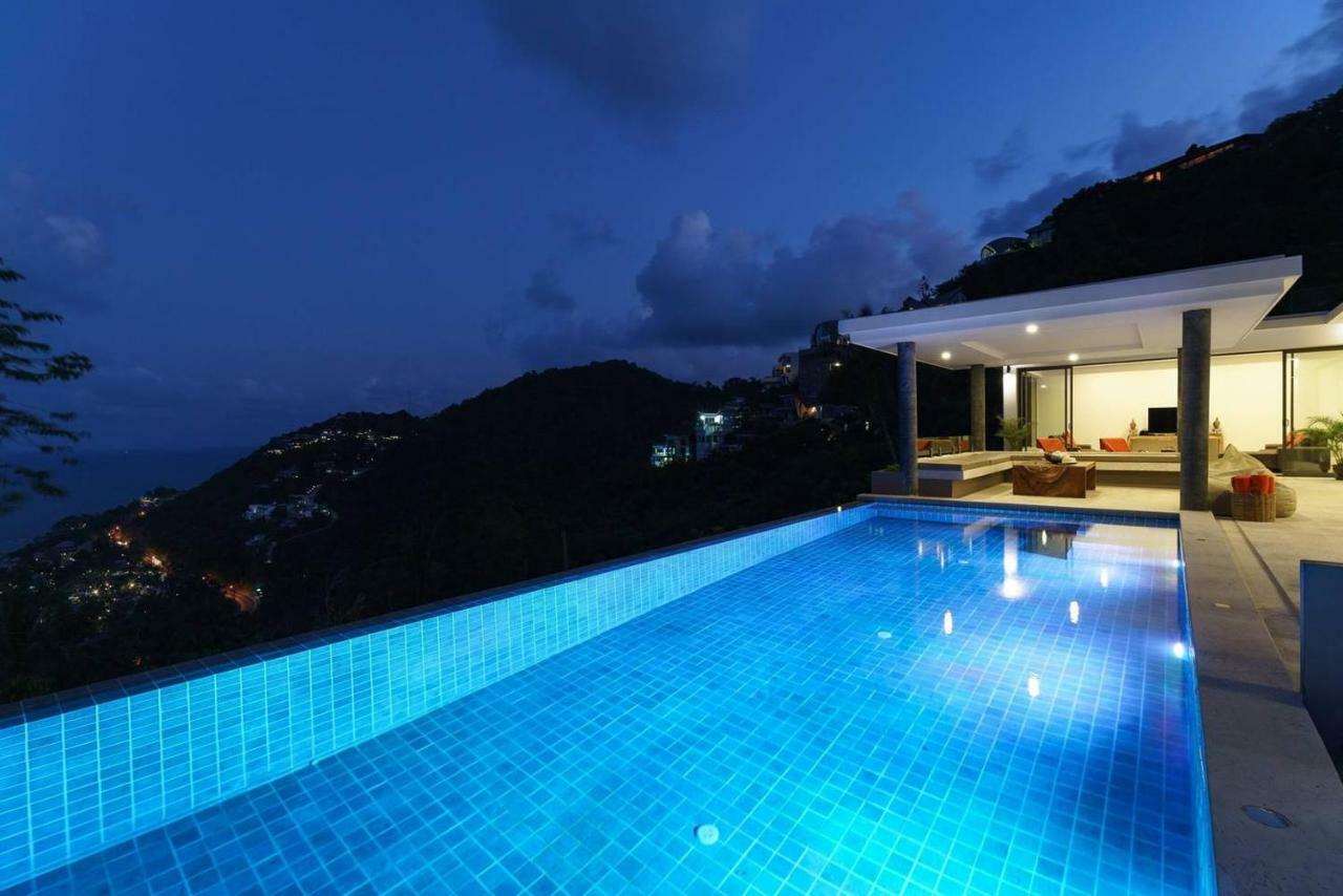 Luxury Seaview Villa -Double Infinity Pools-20 Persons Chaweng-stranden Eksteriør billede