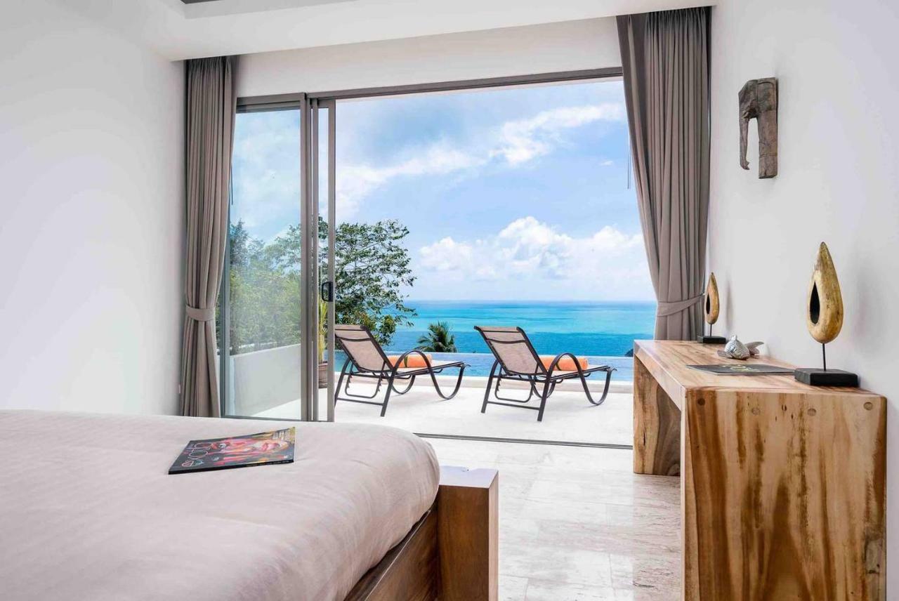 Luxury Seaview Villa -Double Infinity Pools-20 Persons Chaweng-stranden Eksteriør billede
