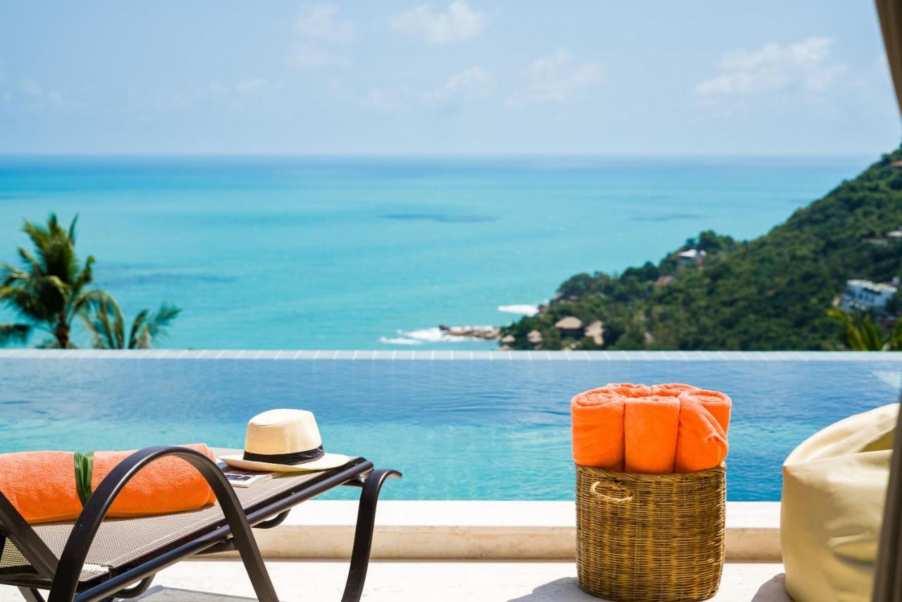 Luxury Seaview Villa -Double Infinity Pools-20 Persons Chaweng-stranden Eksteriør billede
