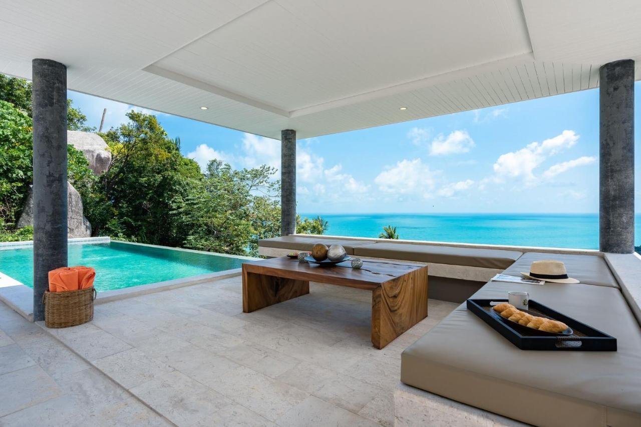 Luxury Seaview Villa -Double Infinity Pools-20 Persons Chaweng-stranden Eksteriør billede