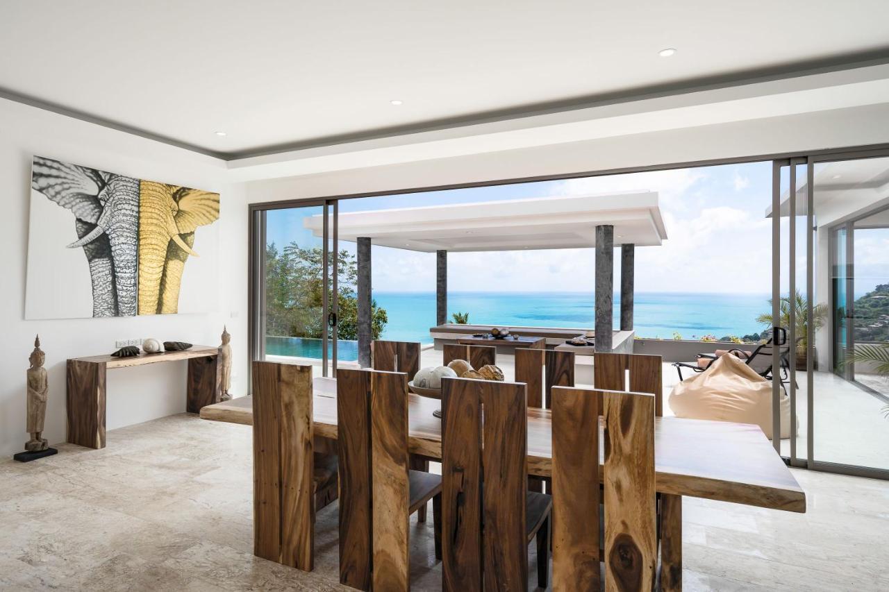 Luxury Seaview Villa -Double Infinity Pools-20 Persons Chaweng-stranden Eksteriør billede