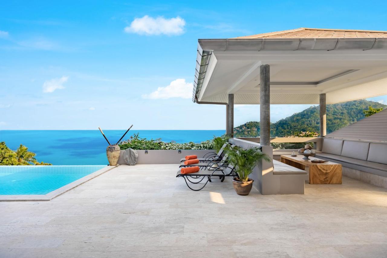 Luxury Seaview Villa -Double Infinity Pools-20 Persons Chaweng-stranden Eksteriør billede